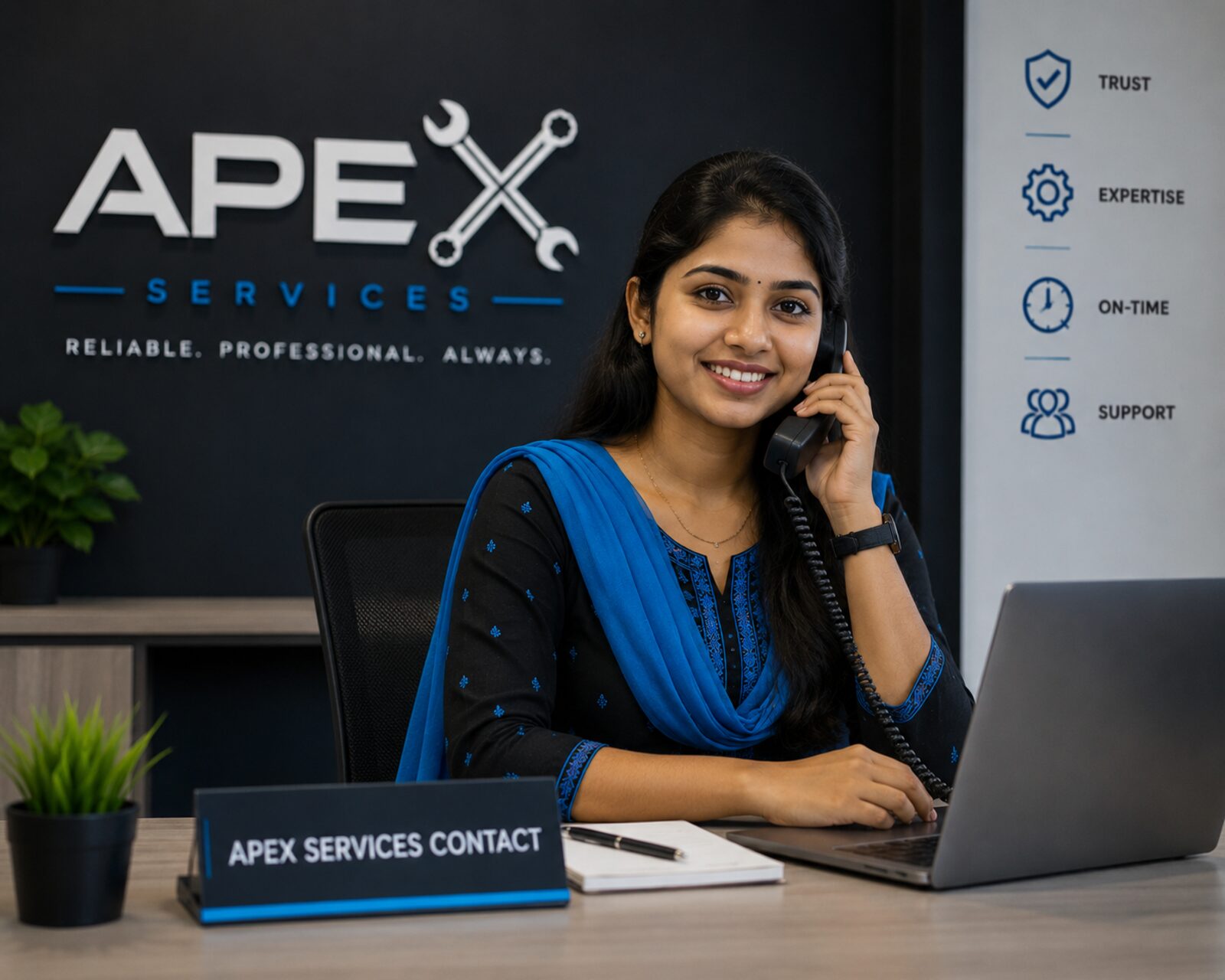 Fix It Vellore customer support agent at her desk, ready to take your call
