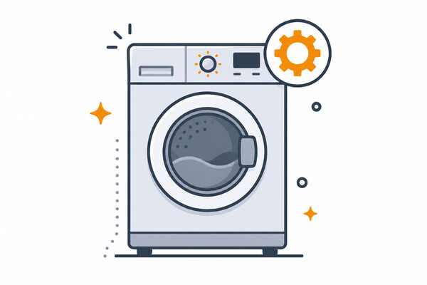 Washing machine illustration